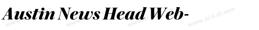 Austin News Head Web字体转换 Austin News Head Web字体转换